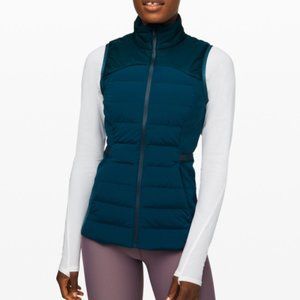 Lululemon DOWN FOR IT ALL VEST - Night Diver (Blue) - Women Size 4 - NEVER WORN!
